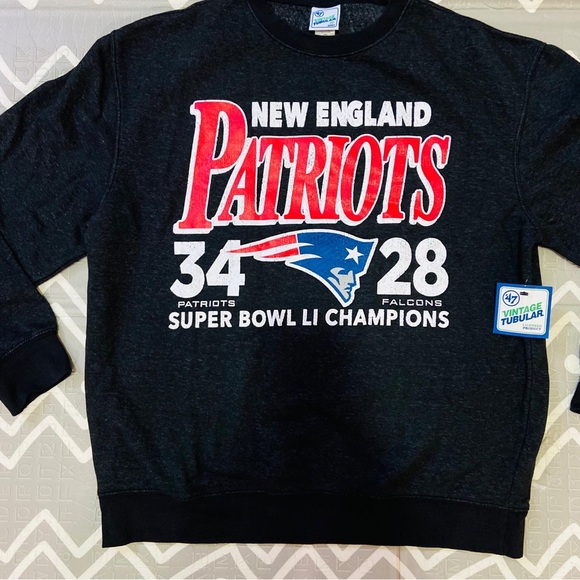 Vintage retro Super Bowl LI champions patriots sweater sweatshirt - Picture 2 of 6